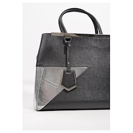 Fendi-Fendi Womens 2 Jours medium-Black