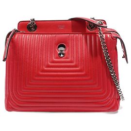 Fendi Bolso Dotcom Rojo Roja