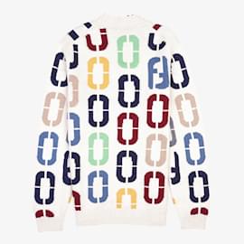 Fendi-Fendi Womens Knit Jumper Multicolour IT 54 / UK XXL-Beige