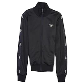 Fendi-Fendi Womens Track Top Black Gold IT 38 / UK 6-Black