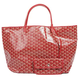 Goyard Red Goyardine Saint Louis GM - Preloved Goyard Handbags Canada