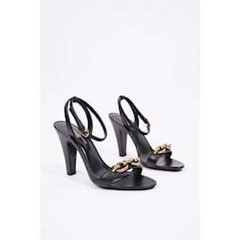 Saint Laurent-Saint Laurent Womens Maillon 95 Black / GOLD EU 37 / UK 4-Black