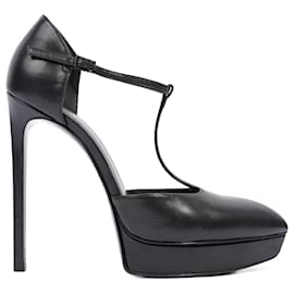 Saint Laurent-Saint Laurent Womens Janis 105 Black EU 37 / UK 4-Black