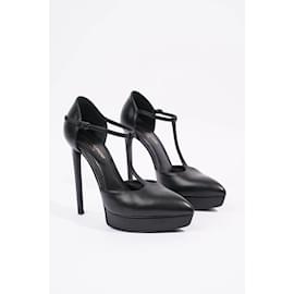 Saint Laurent-Saint Laurent Womens Janis 105 Black EU 37 / UK 4-Black