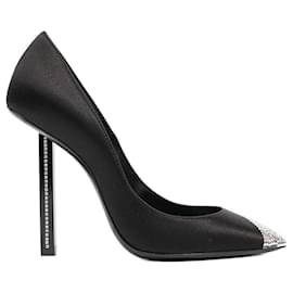 Saint Laurent-Saint Laurent Womens Tower 110 Black / Silver EU 36 / UK 3-Black
