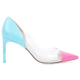 Sophia Webster Donna Daria Mid Pump Blu / Rosa UE 38 / UK 5 Blu