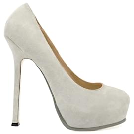 Saint Laurent-Saint Laurent Womens Tribute Tribtoo Heel EU 40 / UK 7-Grey