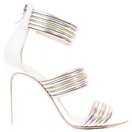 Sophia Webster Womens Joy Sandal White / Metallic EU 39 / UK 6 Metallic