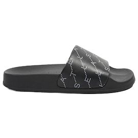 Stella Mc Cartney Ciabatte con logo da donna Stella McCartney EU 35 / UK 2 Nero