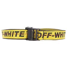 Off White Utility Belt Yellow / Black canvas White