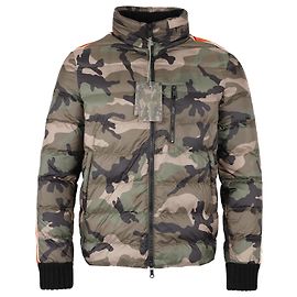 Valentino Herren Daunenjacke Camo Orange IT 50 / Großbritannien L Grün