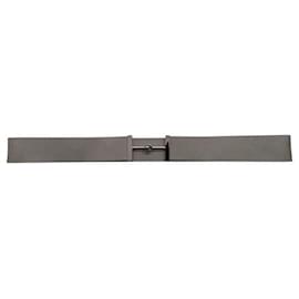 Hermès Gürtel Beige Canvas Grau