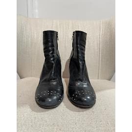 Prada-PRADA  Ankle boots T.EU 38.5 leather-Black