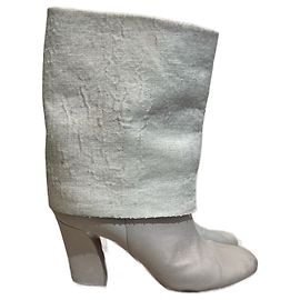 Botas CASADEI T.eu 38 Couro Branco