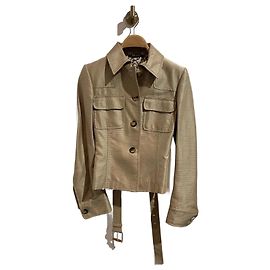 Chaquetas GUCCI T.IT 40 de algodón Beige