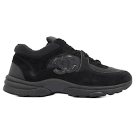 Chanel-Chanel CC Runners Black EU 39.5 / UK 6.5-Black