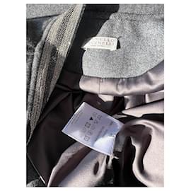 Brunello Cucinelli-Pantsuit-Grey,Silver hardware