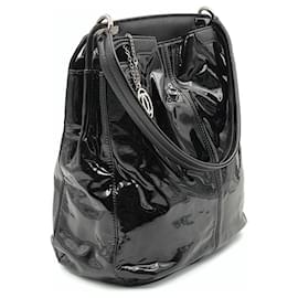 Cartier-Cartier Marcello shoulder bag in black patent leather-Black