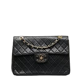 Chanel-Maxi Classic Single Flap Bag-Black
