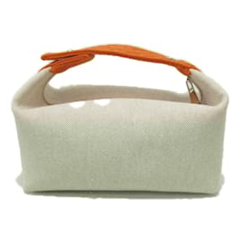 Hermès-Toile Bride-A-Brac Travel Case-Brown
