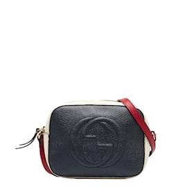 Gucci-Soho Disco Leather Crossbody Bag 431567-Black