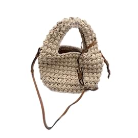 JW Anderson-JW ANDERSON  Handbags T.  cotton-Beige