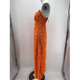 Faithfull the Brand-TREU DER MARKE Kleider T.Internationale XS-Baumwolle-Orange