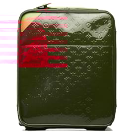 Louis Vuitton-Louis Vuitton Red Monogram Vernis Pegase 45-Red
