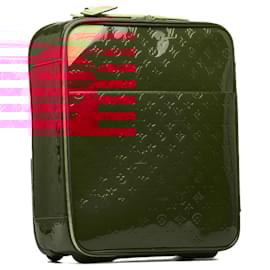 Louis Vuitton-Louis Vuitton Red Monogram Vernis Pegase 45-Red