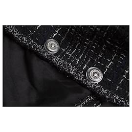 Chanel-Intramontabile giacca in tweed nero-Nero