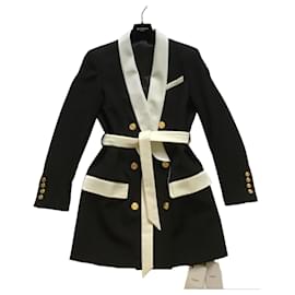 Balmain Black Wool Blazer Black