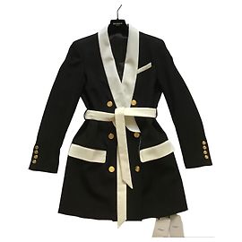 Chaqueta Balmain Negra de Lana Negro