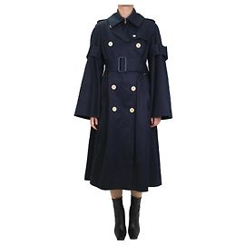 Sacai Blauer Trenchcoat mit Gürtel – Größe UK 10 Blau