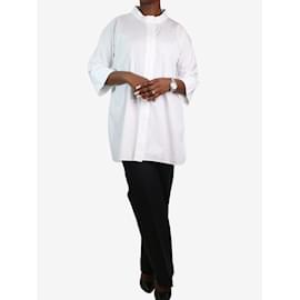 Jil Sander-Bianco 3/4-camicia a maniche lunghe - taglia DE 42-Bianco