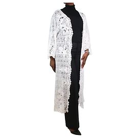 Polo Ralph Lauren Pareo de encaje floral blanco - talla L Blanco