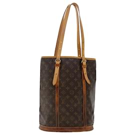 Louis Vuitton-LOUIS VUITTON Monogram Bucket GM Shoulder Bag M42236 LV Auth 46606-Monogram