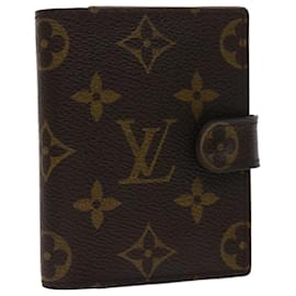 Louis Vuitton-LOUIS VUITTON Monogram Agenda Mini Day Planner Cover R20007 LV Auth th3848-Monogram