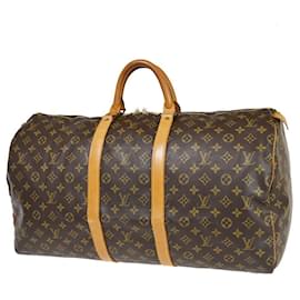 Louis Vuitton-Louis Vuitton Keepall 55-Marrone