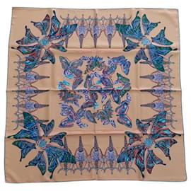 Lalique Sciarpe di seta Multicolore