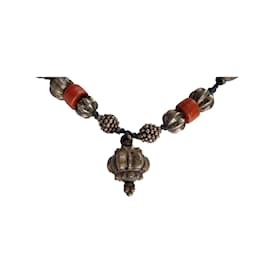 Autre Marque-Collection Privée Vintage Bead and Charm Necklace-Multiple colors