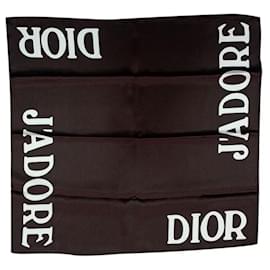 Dior Sciarpe di seta Nero