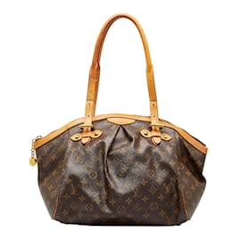 Louis Vuitton-Louis Vuitton Monogram Tivoli GM Canvas Handbag M40144 in Good condition-Brown