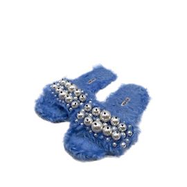 MIU MIU  Mules & clogs T.EU 42 Shearling Blue
