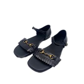 Gucci-GUCCI  Sandals T.US 9 leather-Black