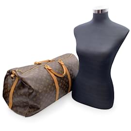 Louis Vuitton-Monogram Keepall 60 Travel Large Duffle Bag M41412-Brown