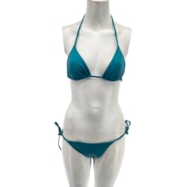 Two-piece swimsuit Louis Vuitton Brown size 38 FR in Synthetic