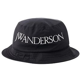 JW Anderson Fischerhut mit Logo - J.W.Anderson – Nylon – Schwarz Schwarz