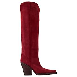 Paris Texas-El Dorado 100 Boots - Paris Texas - Leather - Burgundy-Red,Dark red