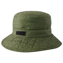 Chapéu balde acolchoado Tech - Ganni - Sintético - Cáqui Verde Caqui