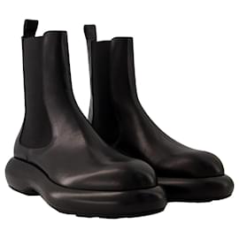 Jil Sander-Ankle Boots - Jil Sander - Leather - Black-Black